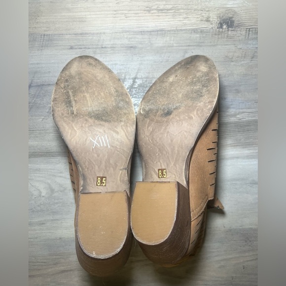 Steve Madden Women's Arowe Tan Brown Nubuck Leather Ankle Booties, Size 8.5 - Picture 7 of 9